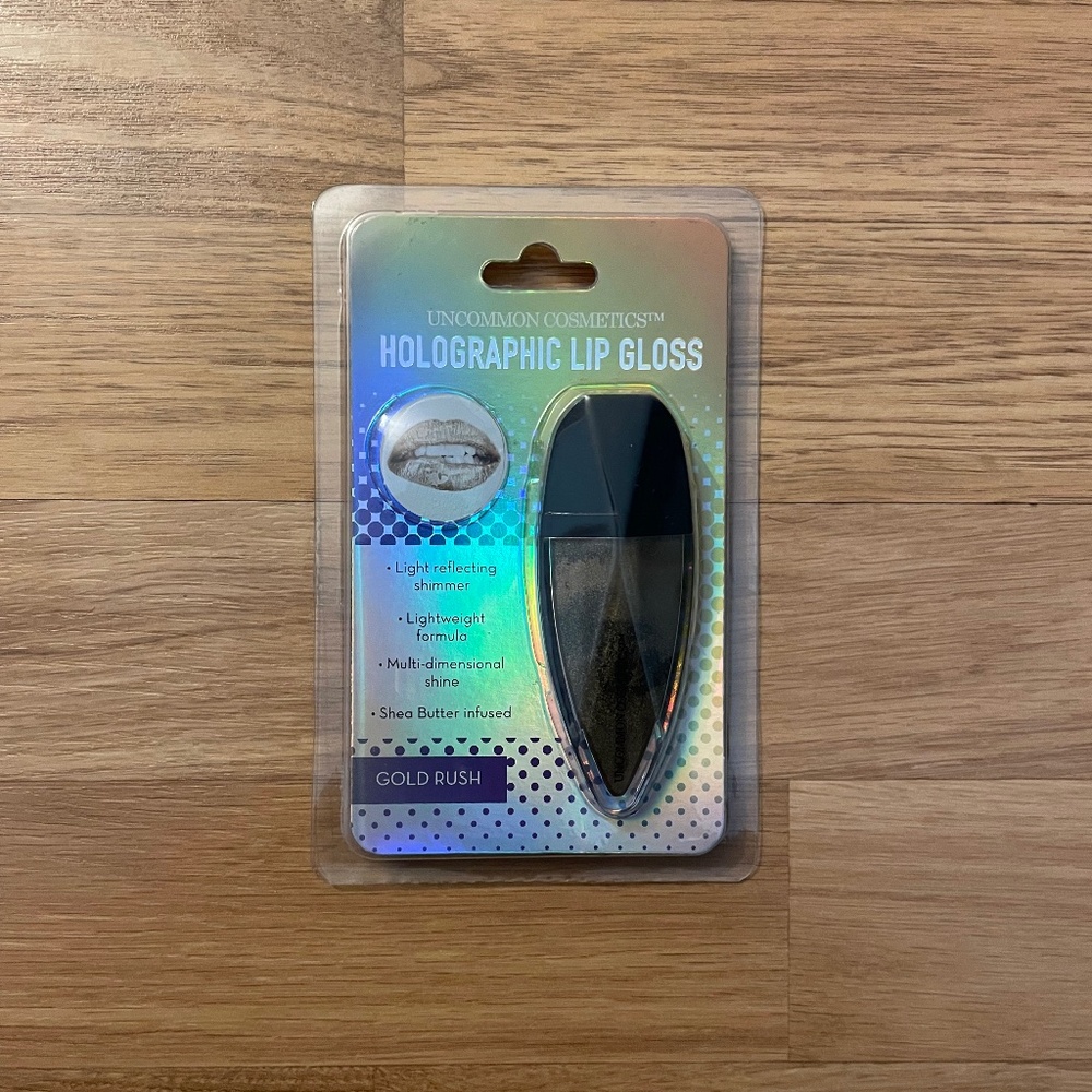 Uncommon Cosmetics Holographic Lip Gloss Gold Rush
